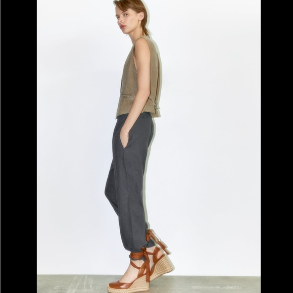 Zara lace up wedge sandals - Picture 3 of 15